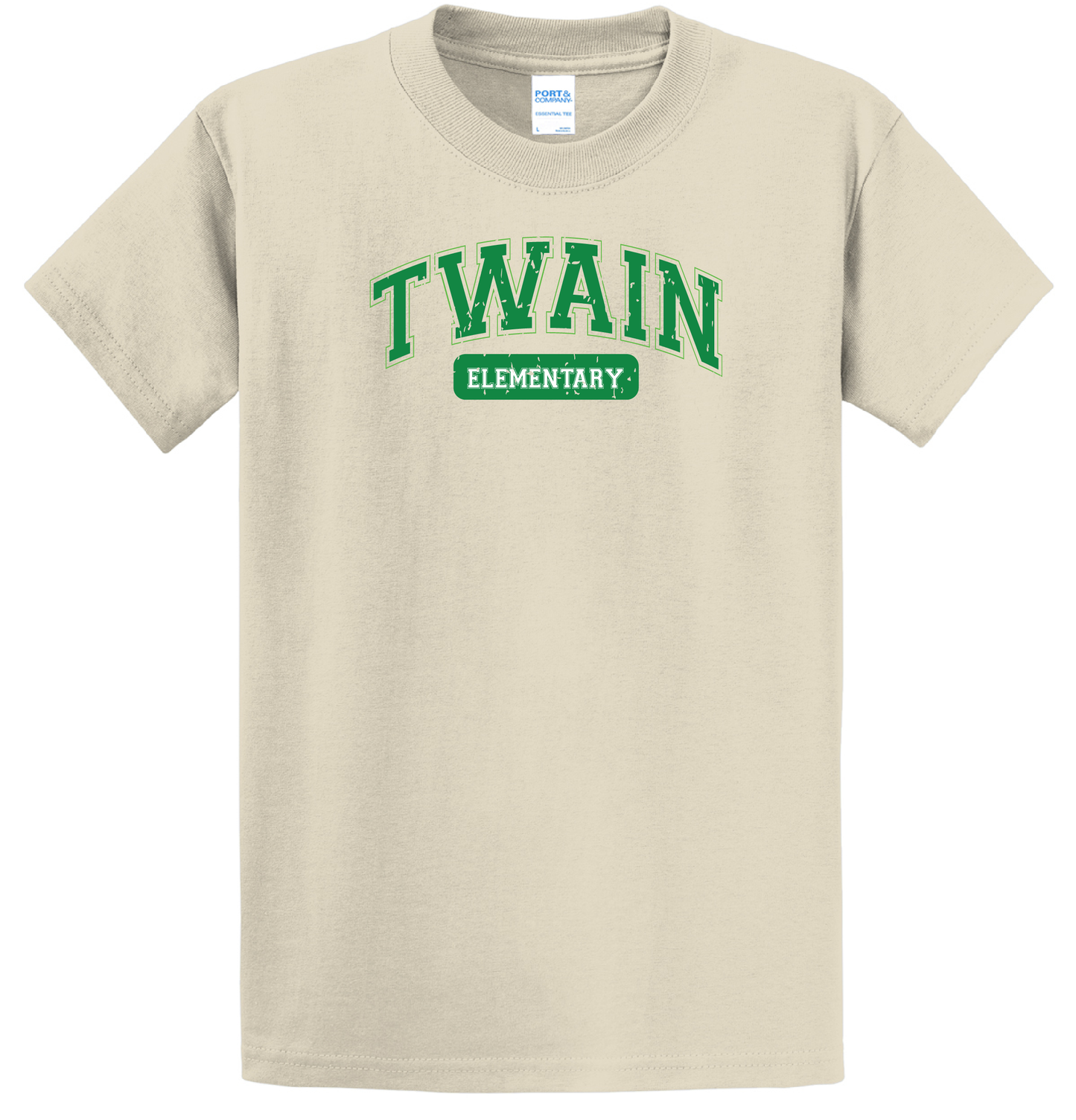 Twain Distressed T and Crewneck