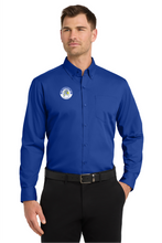 Load image into Gallery viewer, Men&#39;s NVHS Long Sleeve Carefree Poplin Shirt
