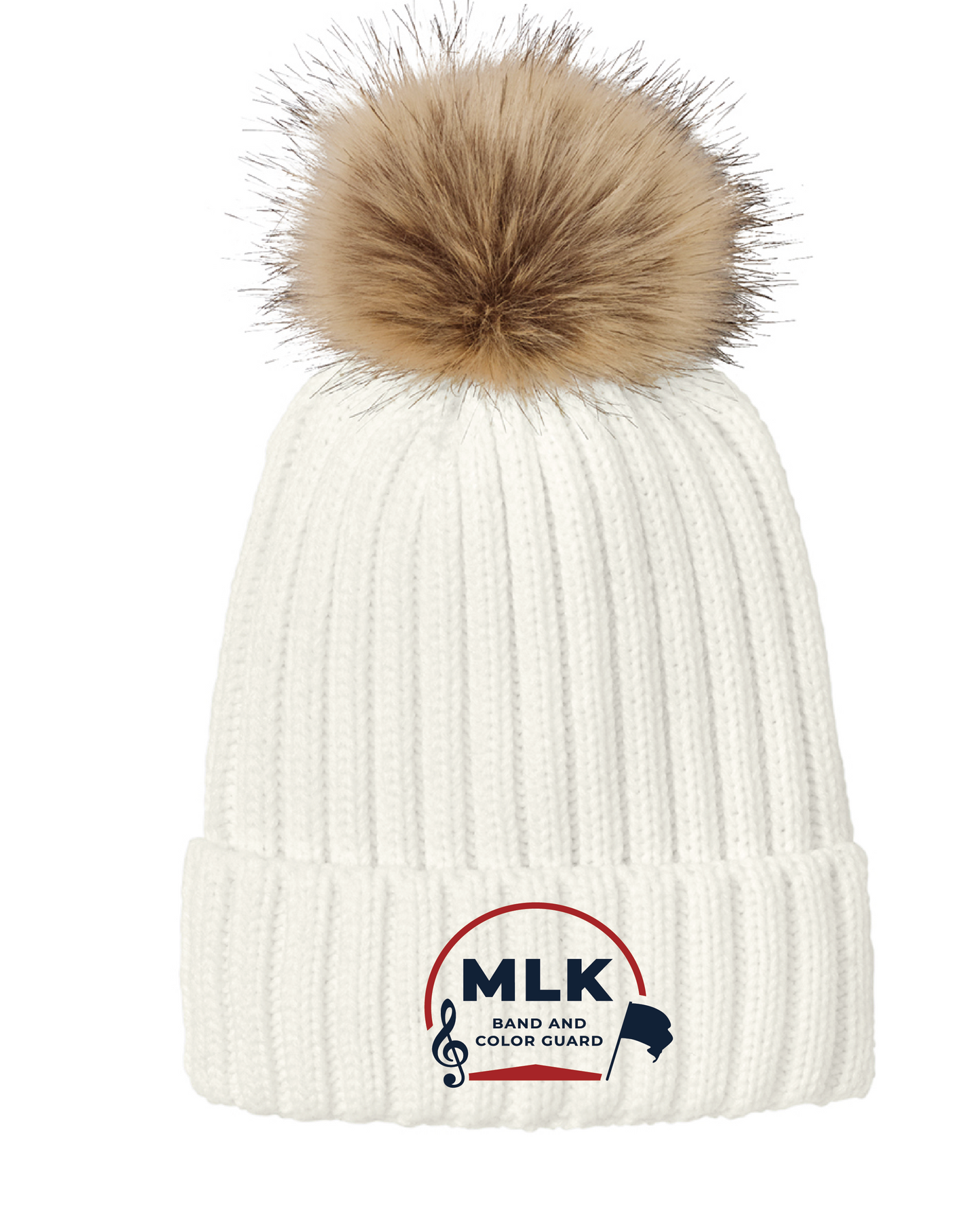 MLK Band Pom Pom Beanie