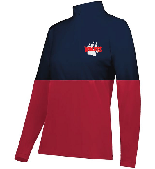 LADIES MOMENTUM TEAM 1/4 ZIP PULLOVER