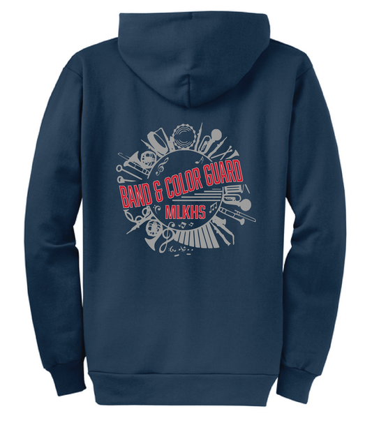 Band and Colorguard Zip Hoodie
