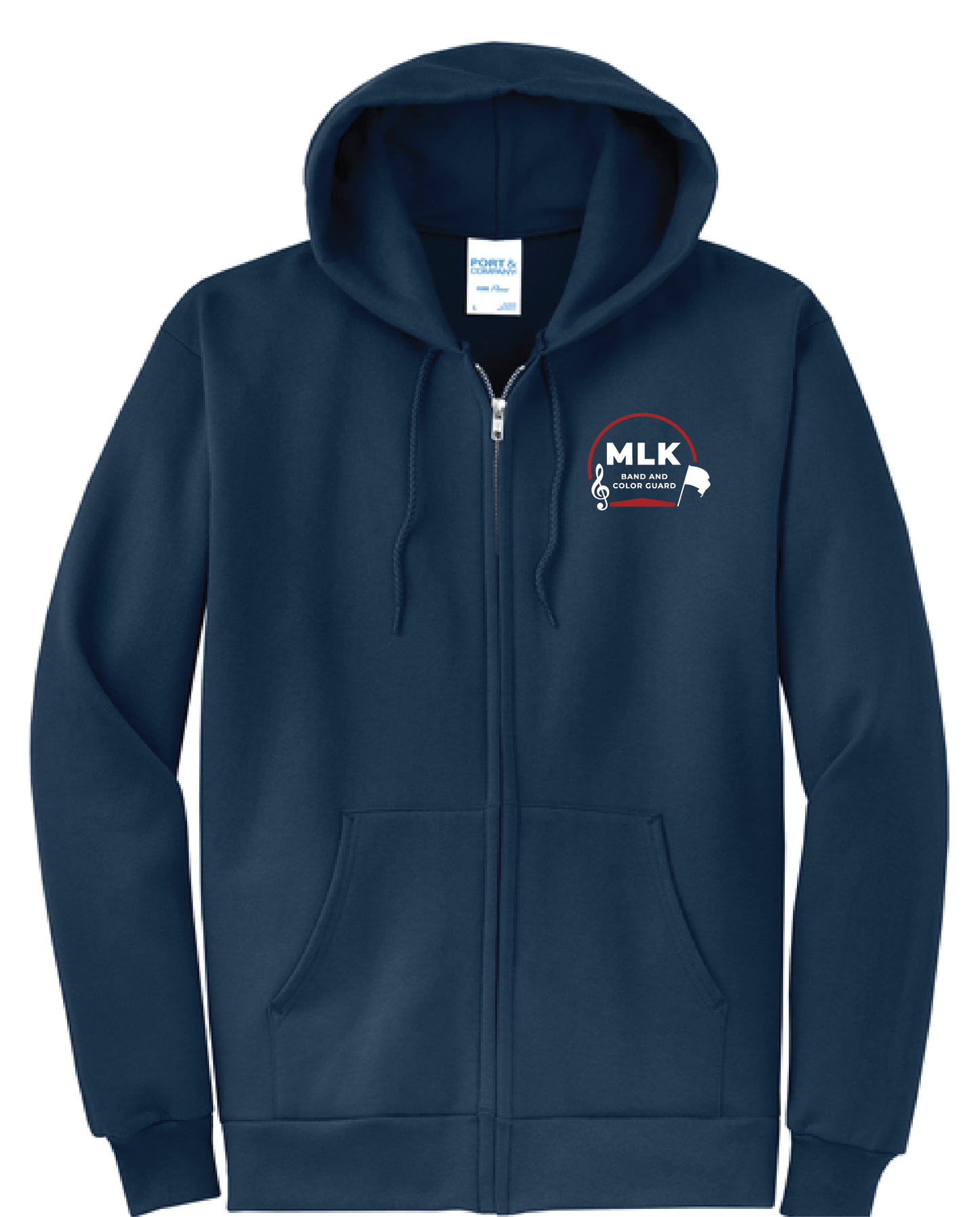 Band and Colorguard Zip Hoodie