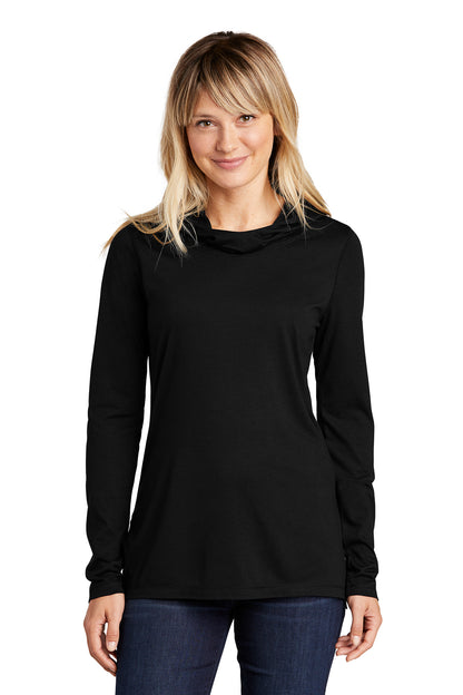 JUSD Ladies PosiCharge Tri-Blend Wicking Long Sleeve Hoodie