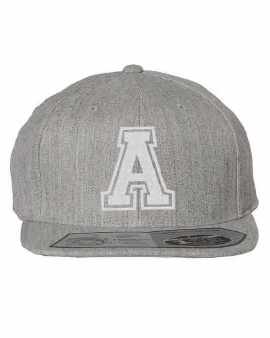 Aquinas flat brim snap back