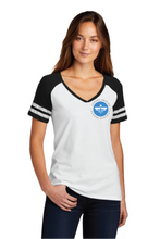 Load image into Gallery viewer, JUSD District ® Women’s Game V-Neck Tee
