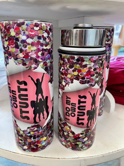 I Do My Own Stunts Tumbler