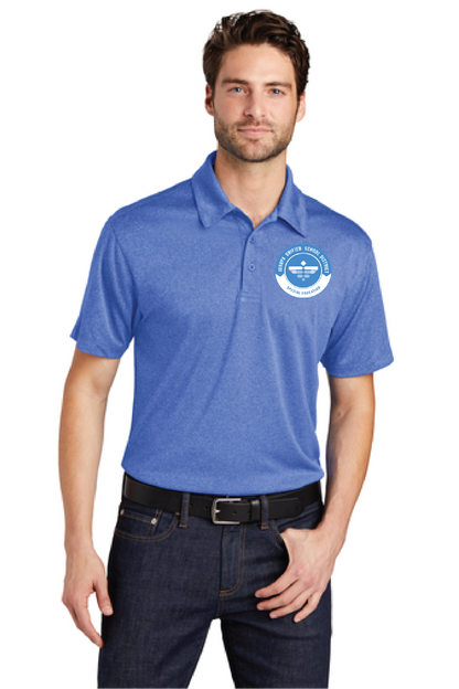 JUSD Trace Heather Polo; Men's and Women's K576