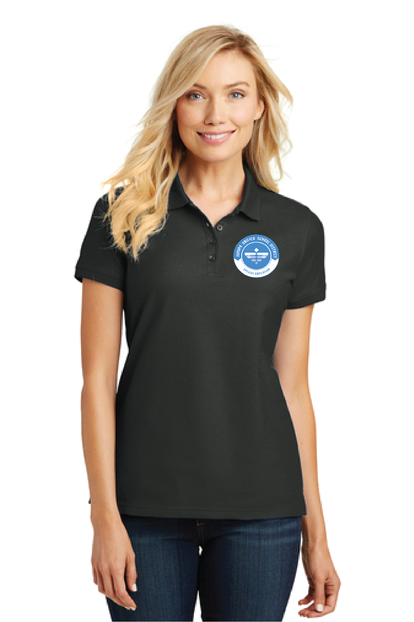 JUSD Core Classic Pique Polo; Mens and Womens L500