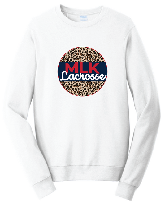 MLK LAX Cheetah print crewneck