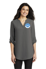 Load image into Gallery viewer, JUSD Port Authority Ladies 3/4-Sleeve Tunic Blouse LW701

