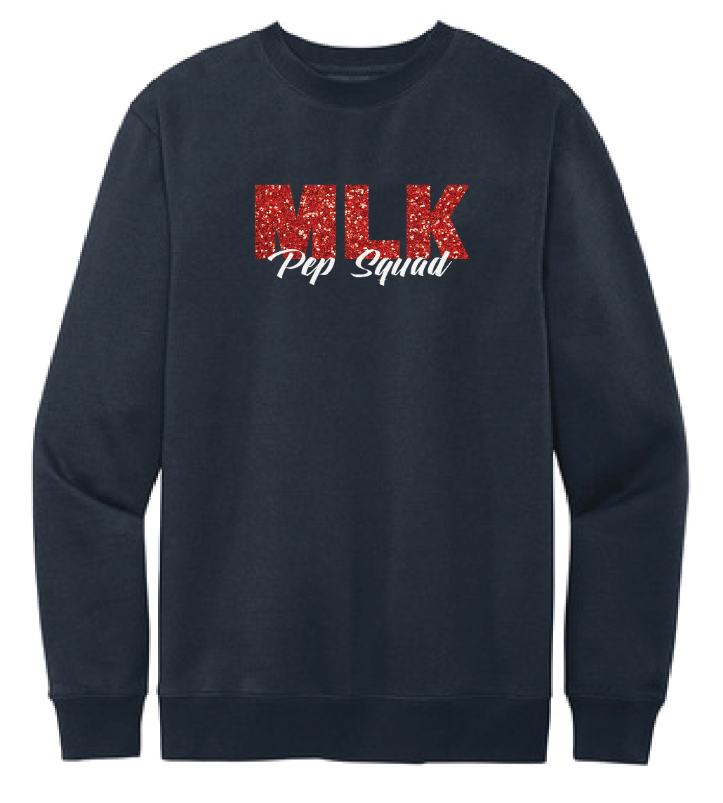 MLK Glitter Applique Crewneck