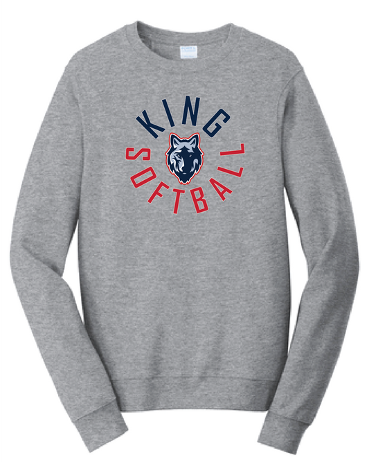 King Softball Crewneck and Hoodie