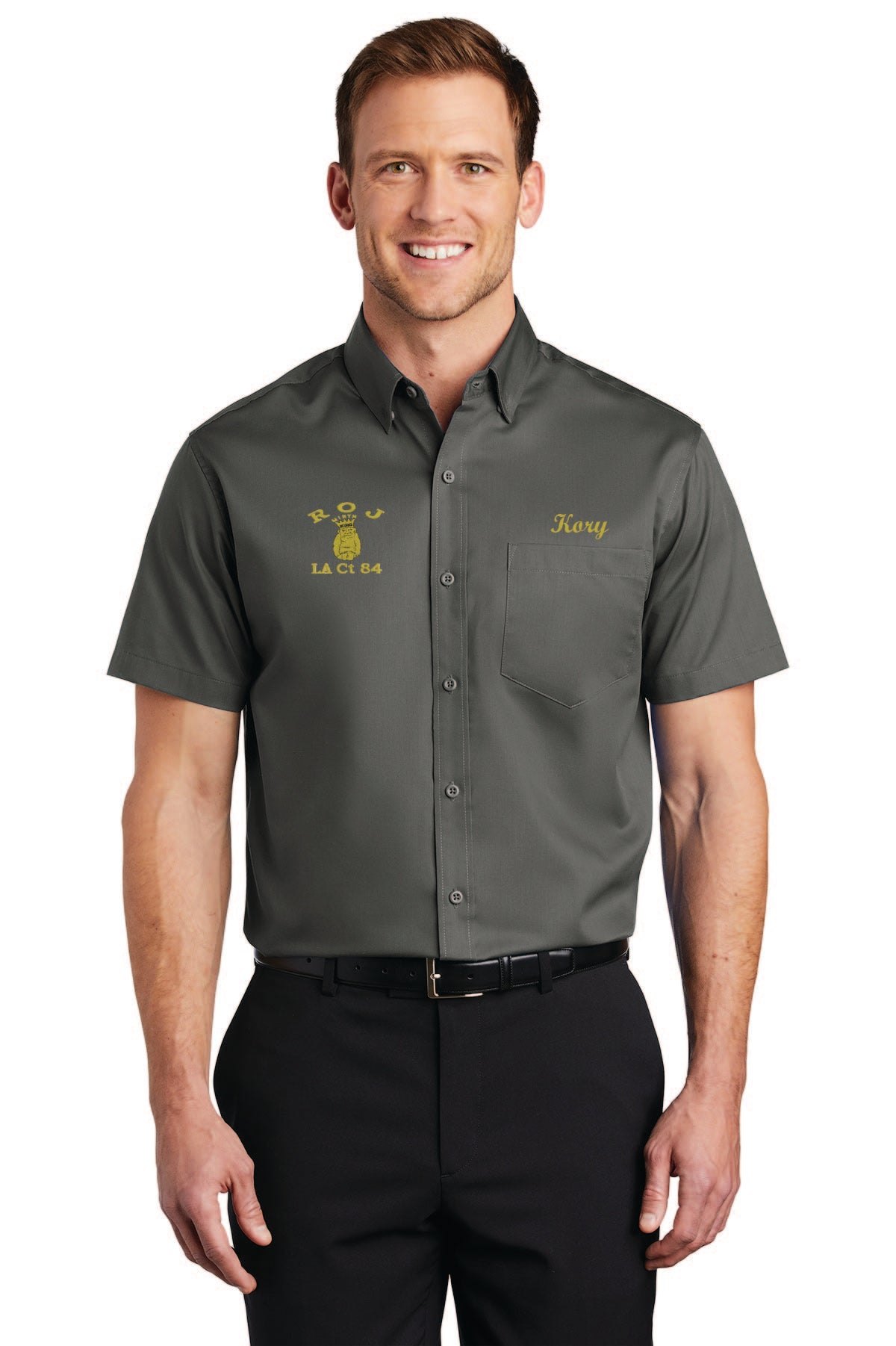 ROJ Button Down Dress Shirt S664