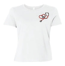 Load image into Gallery viewer, Stethoscope Monogram Tee shirt
