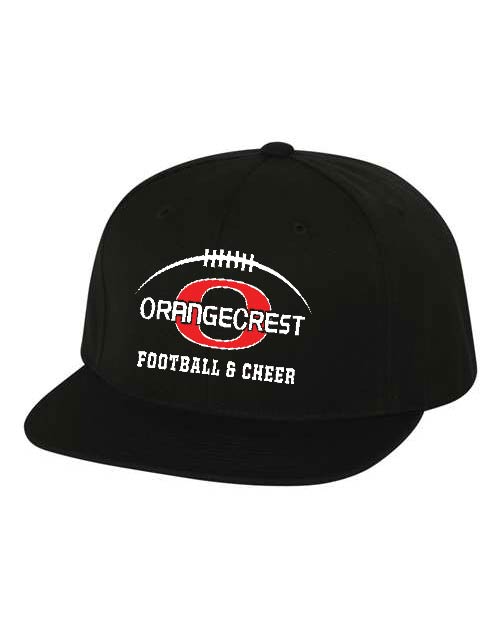 ORANGECREST Flat Brim Snapback Hat