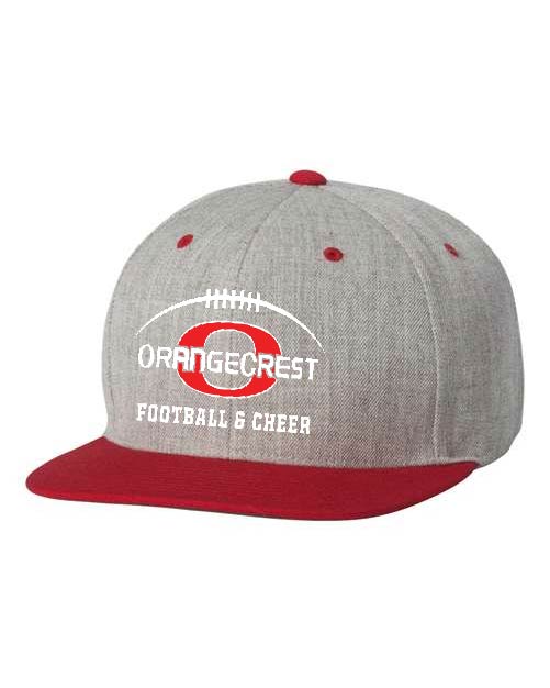 ORANGECREST Flat Brim Snapback Hat