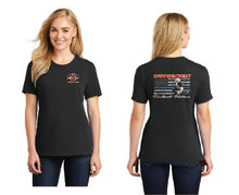 Load image into Gallery viewer, Orangecrest Football Blue Line Flag T-Shirt And Tank
