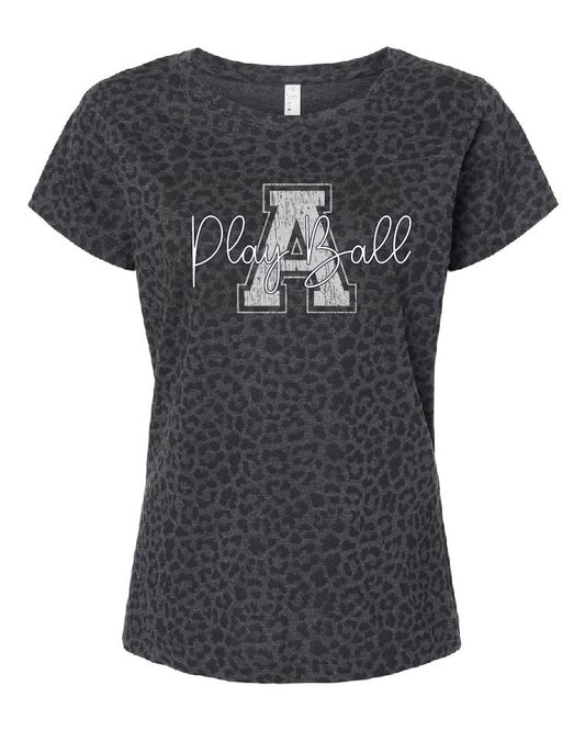 Ladies Aquinas Play Ball T