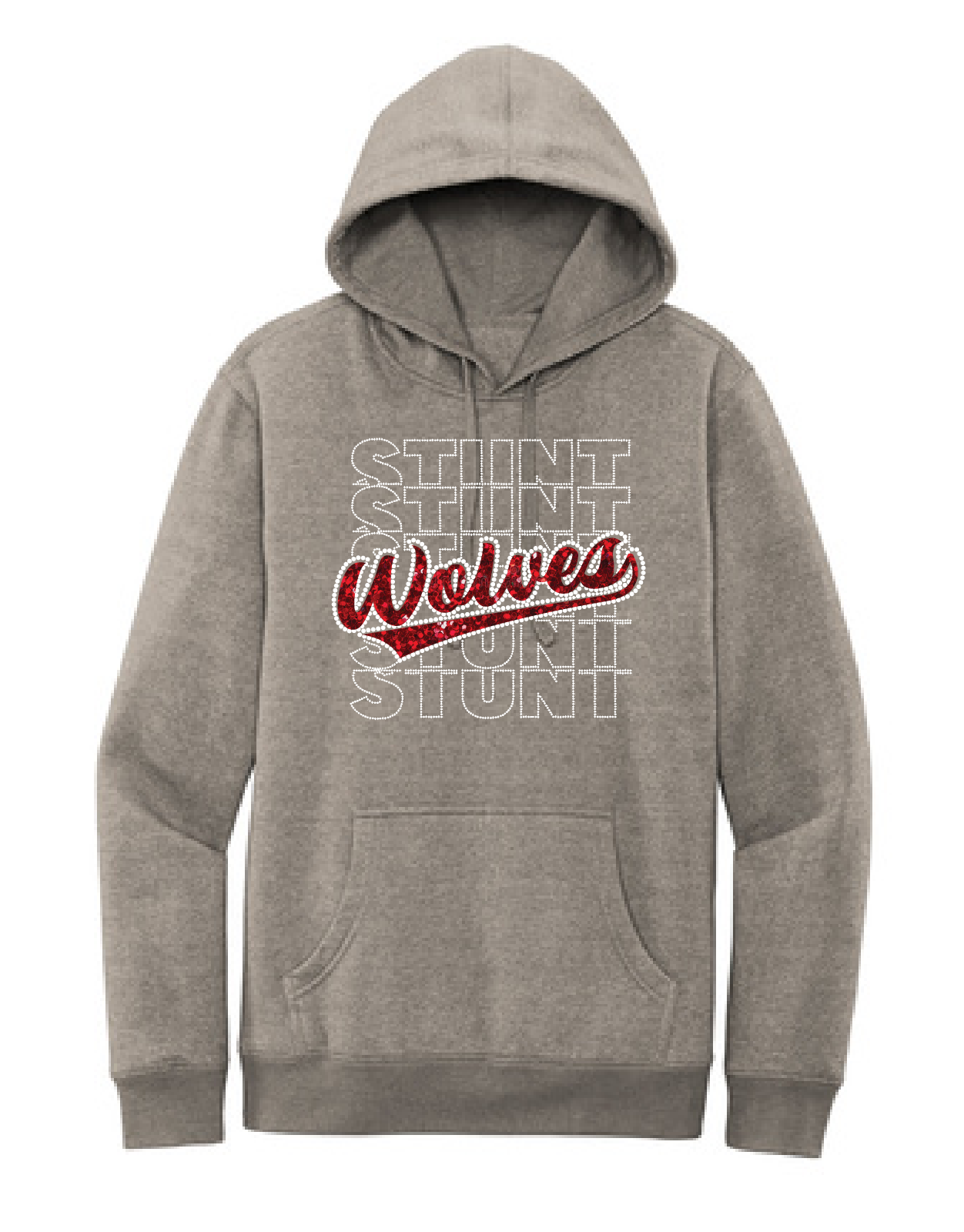 Wolve STUNT Rhinestone hoodie