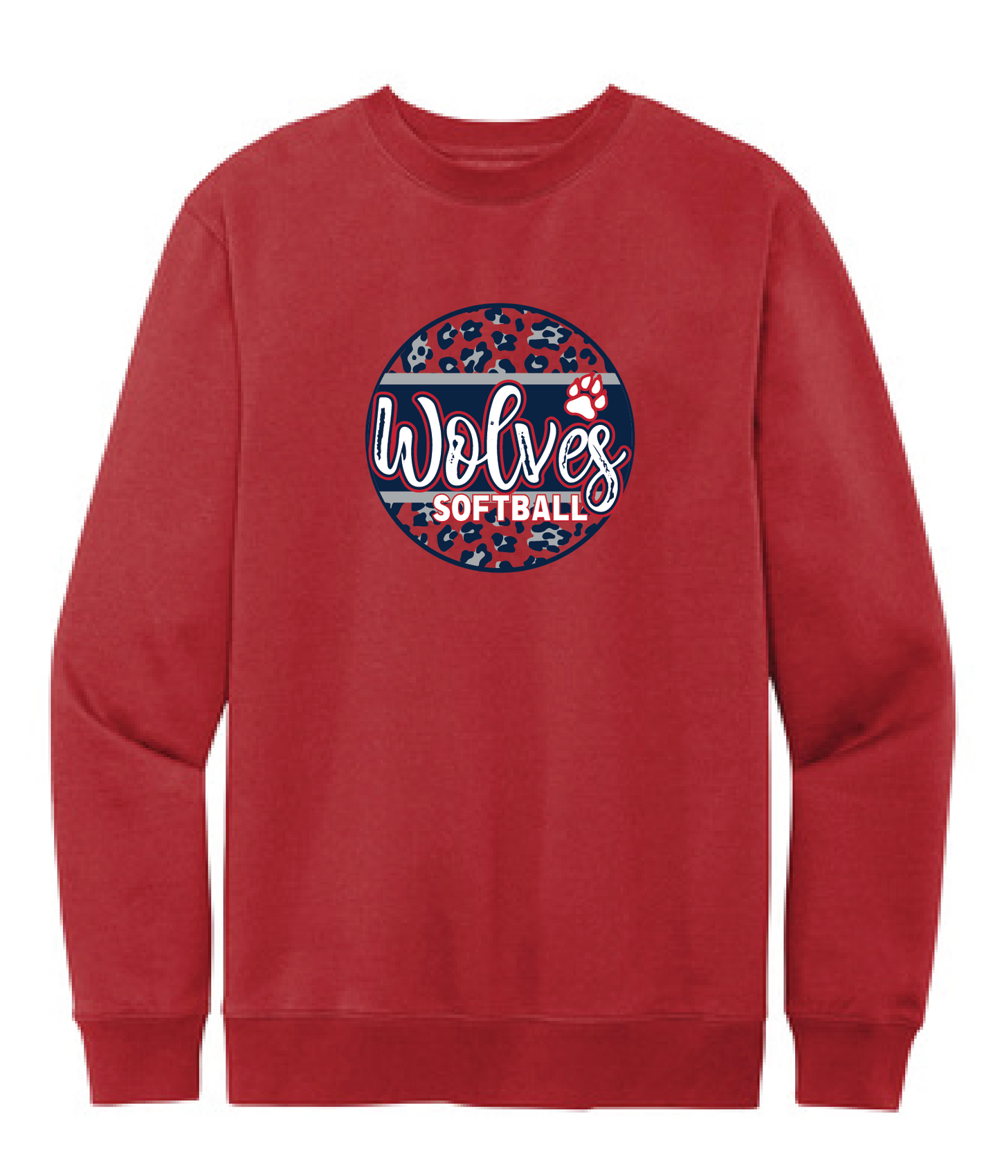 King Softball Leopard Print Hoodie and Crewneck