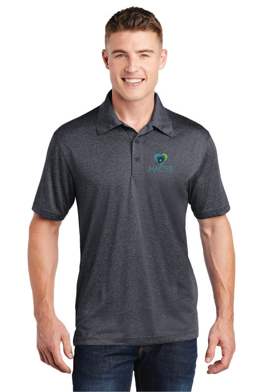 Men's Heather Contender Polo HACSB