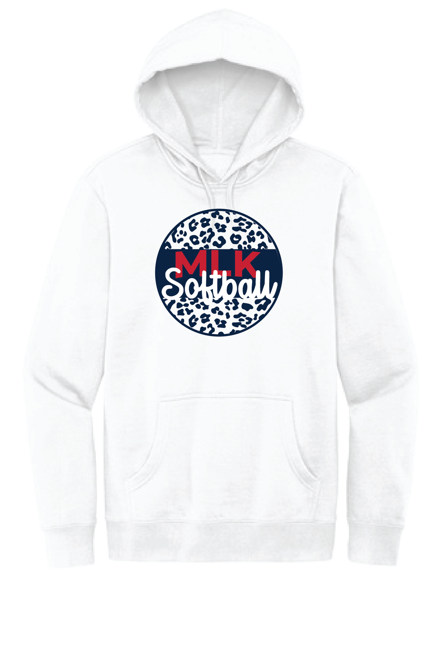 King Softball Leopard Print Hoodie and Crewneck